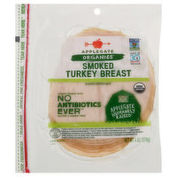 Applegate Organics Turkey Breast, Smoked, 6 Ounce