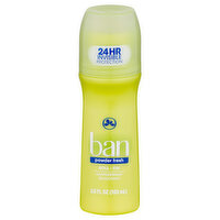 Ban Antiperspirant Deodorant, Powder Fresh, Roll-On, 3.5 Fluid ounce
