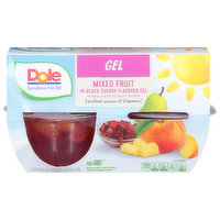 Dole Mixed Fruit, in Black Cherry Flavored Gel, Gel, 4 Each