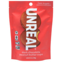 Unreal Peanut Butter Cups, Dark Chocolate, 4.2 Ounce