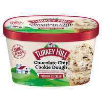 Turkey Hill Ice Cream, Premium, Chocolate Chip Cookie Dough, 1.44 Quart