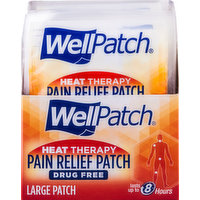 WellPatch Pain Relief Patch, Heat Therapy, Drug Free, Large, 1 Each