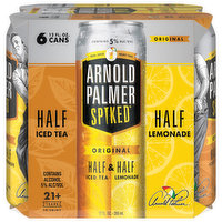 Arnold Palmer Half & Half, Original Iced Tea/Lemonade, 6 Each