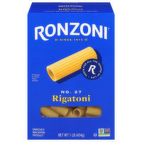 Ronzoni Rigatoni, No. 27, 1 Pound