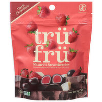 Tru Fru Strawberries, Dark Chocolate, 4.2 Ounce