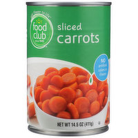 Food Club Sliced Carrots, 14.5 Ounce