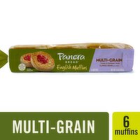 Panera Bread English Muffins, Multi-Grain, 6 Each