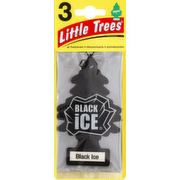 Little Trees Air Fresheners, Black Ice, 3 Each