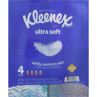 Kleenex Tissues, 3-Ply, 4 Each