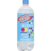 Vintage Seltzer, Raspberry Lime, 33.8 Ounce