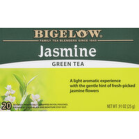 Bigelow Green Tea, Jasmine, Tea Bags, 20 Each