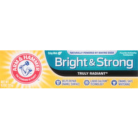 Arm & Hammer Toothpaste, Fluoride Anticavity, Crisp Mint, Bright & Strong, 4.3 Ounce