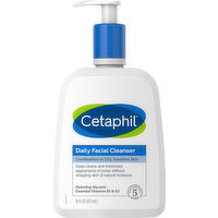 Cetaphil Facial Cleanser, Daily, 16 Fluid ounce