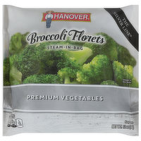 Hanover Broccoli Florets, Premium Vegetables, 12 Ounce