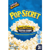 Pop-Secret Kettle Corn, Premium, Sweet 'n Crunchy, 3 Pack, 3 Each