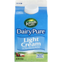 Lehigh Valley Light Cream, 1 Pint