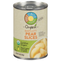 Full Circle Market Pear Slices, Bartlett, 15 Ounce