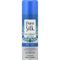 Pure Silk Shave Cream, Dry Skin Treatment, 7.25 Ounce