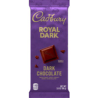 Cadbury Dark Chocolate, Royal Dark, 3.5 Ounce