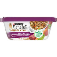 Beneful High Protein, Wet Dog Food With Gravy, Prepared Meals Simmered Beef Entree, 10 Ounce