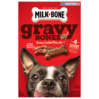 Milk-Bone Dog Snacks, 4 Savory Flavors, Gravy Coated Biscuits, 19 Ounce