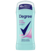 Degree Antiperspirant Deodorant, Sheer Powder, 2.6 Ounce