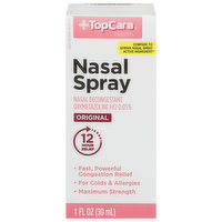 TopCare Nasal Decongestant Oxymetazoline Hcl 0.05% Nasal Spray, Original, 1 Fluid ounce