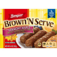 Banquet Sausage Links, Vermont Maple, 10 Each