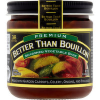 Better Than Bouillon Vegetable Base, Seasoned, Premium, 8 Ounce