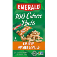 Emerald Cashews, Roasted & Salted, 7 Packs, 7 Each