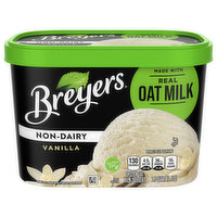 Breyers Frozen Oat Milk Dessert, Non-Dairy, Vanilla, 1.5 Quart