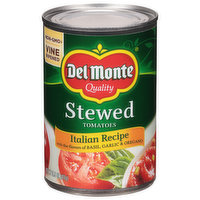 Del Monte Tomatoes, Stewed, Italian Recipe, 14.5 Ounce