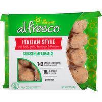 Al Fresco Chicken Meatballs, Italian Style, 12 Ounce