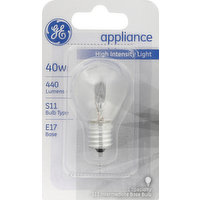 GE Light Bulb, High Intensity Light, Appliance, 40 Watts, 1 Each