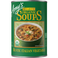 Amy's Soup, Organic, Hearty, Rustic Italian Vegetable, 14 Ounce