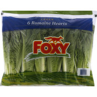 Foxy Romaine, Hearts, Fresh, 6 Each