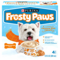 Frosty Paws Dog Treats, Frozen, Peanut Butter Flavor, 13 Fluid ounce