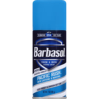 Barbasol Shaving Cream, Pacific Rush, Thick & Rich, 7 Ounce