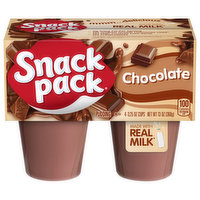 Snack Pack Pudding, Chocolate, 4 Each