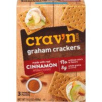 Crav'n Flavor Cinnamon Graham Crackers, 14.4 Ounce