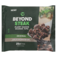 Beyond Steak, Plant-Based, Seared Tips, Original, 10 Ounce