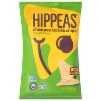 Hippeas Chickpea Tortilla Chips, Sea Salt & Lime Flavored, 5 Ounce