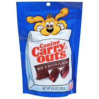 Canine Carry Outs Dog Snacks, Beef & Bacon Flavor, 4.5 Ounce