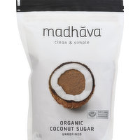 Madhava Coconut Sugar, Organic, Unrefined, 16 Ounce