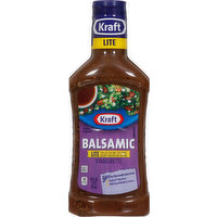 Kraft Vinaigrette, Balsamic, Lite, 16 Fluid ounce