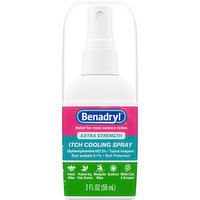 Benadryl Itch Cooling Spray, Extra Strength, 2 Fluid ounce