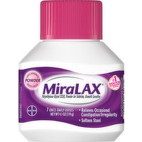 MiraLAX Osmotic Laxative, Unflavored, Powder, 4.1 Ounce