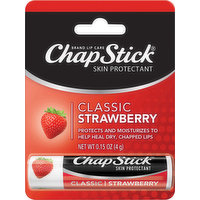 ChapStick Skin Protectant, Strawberry, Classic, 0.15 Ounce