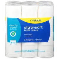 Simply Done Bath Tissue, Ultra-Soft, Mega Rolls, 2-Ply, 24 Each