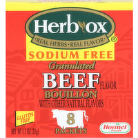 Herb-Ox Bouillon, Beef Flavor, Granulated, 8 Each